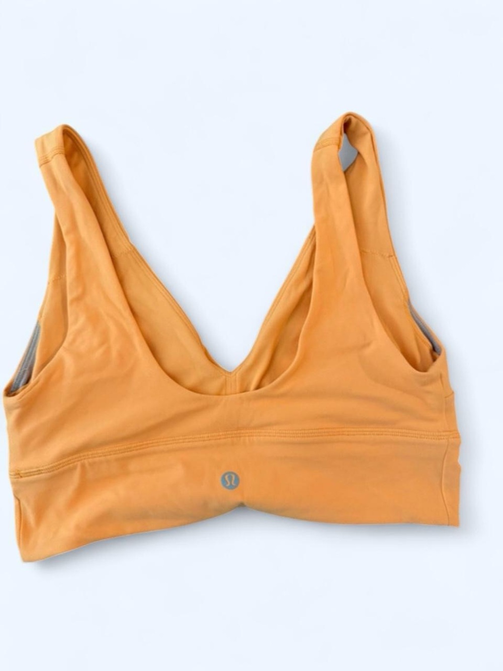 lululemon athletica Orange Scoop-Back Sports Bra